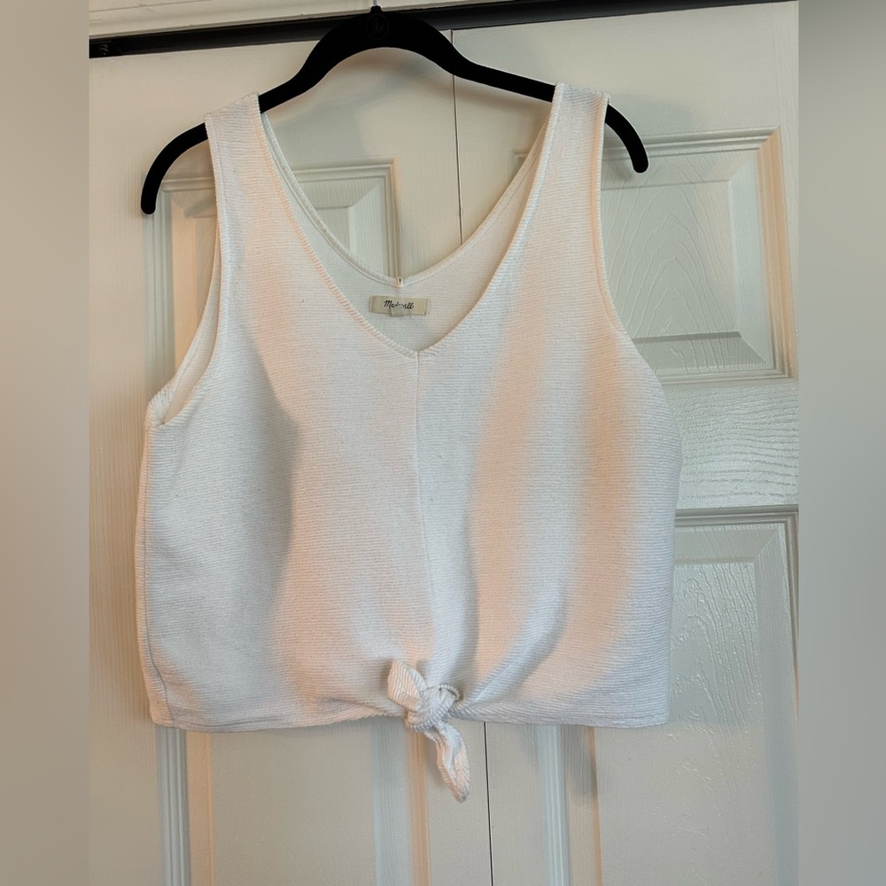 Madewell White Tank Top